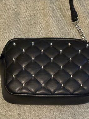 Rebecca Minkoff Black Quilted Stud Shoulder Bag
